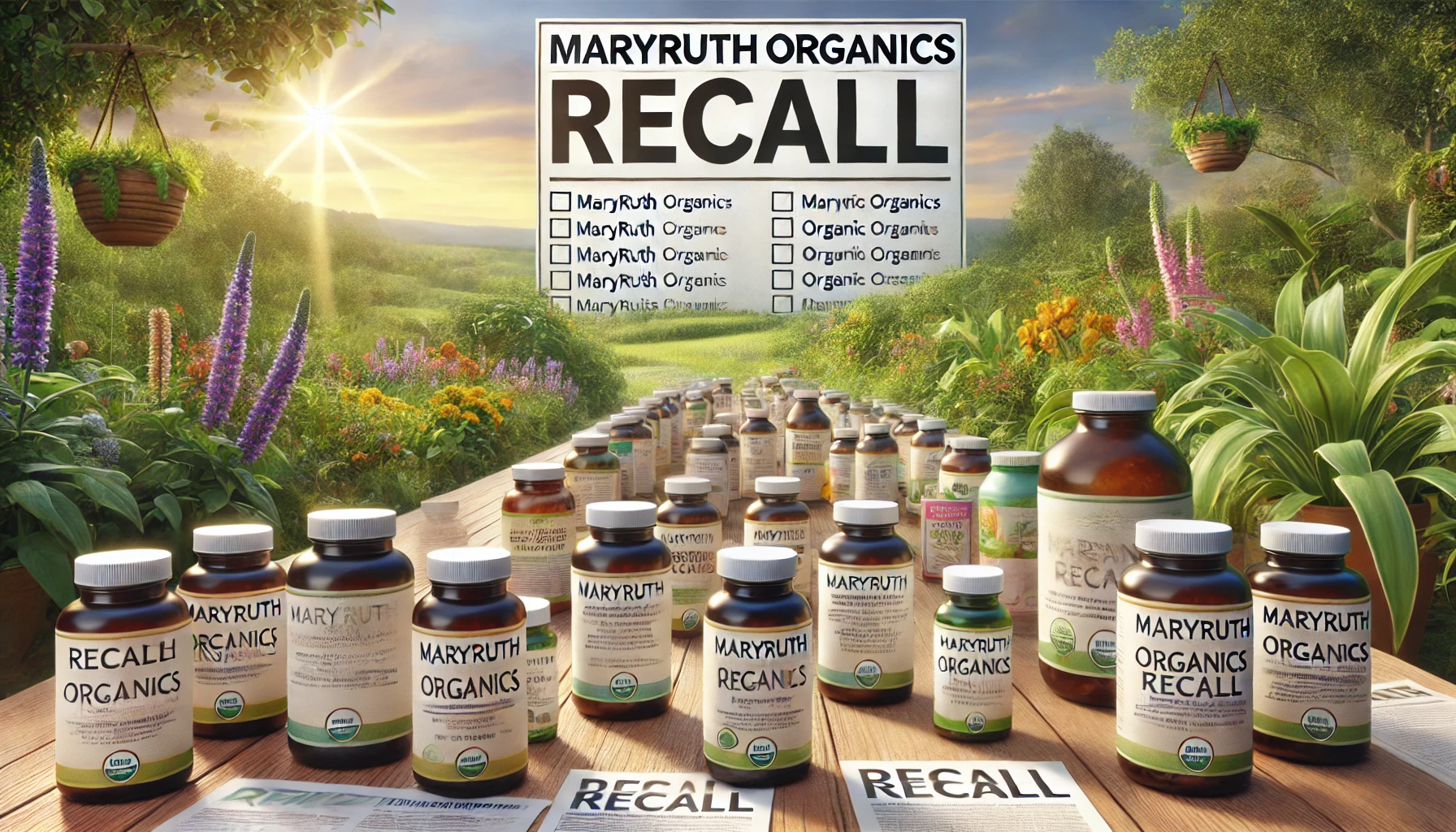 MaryRuth Organics Recall