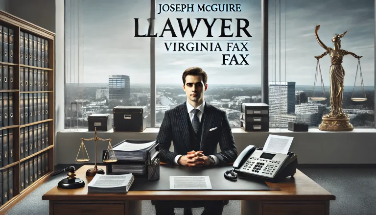 Joseph McGuire Lawyer Virginia Fax