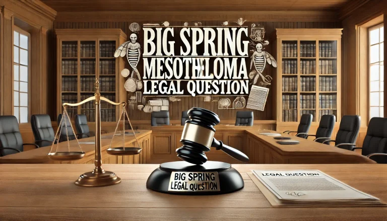 Big Spring Mesothelioma Legal Question