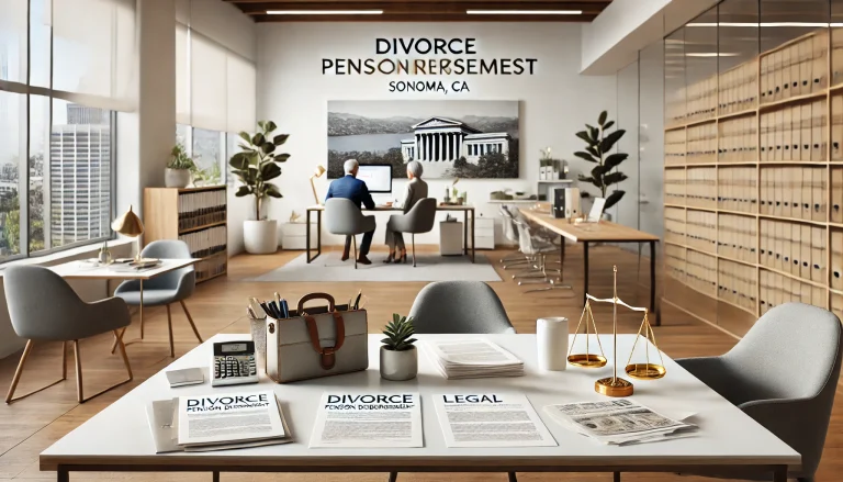 Divorce Pension Disbursement Specialists Sonoma CA