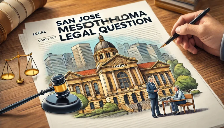 San Jose mesothelioma legal question