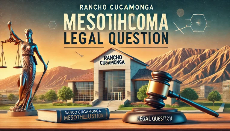 Rancho Cucamonga Mesothelioma Legal Question