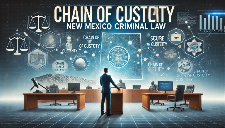 Chain of Custody New Mexico Criminal Law